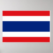 Thailändische Flagge Poster (Vorne)