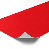 Thailändische Flagge Poster (Ecke)