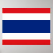 Thailändische Flagge Poster (Vorne)