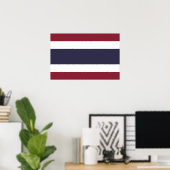 Thailändische Flagge Poster (Heimbüro)