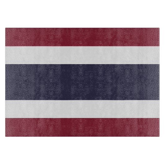 Thailändische Flagge Schneidebrett (Vorderseite)