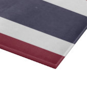 Thailändische Flagge Schneidebrett (Ecke)