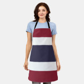 Thailändische Flagge Schürze (Getragen)