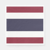 Thailändische Flagge Serviette (Vorderseite)