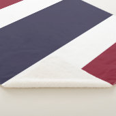 Thailändische Flagge Sherpadecke (3/4)