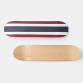 Thailändische Flagge Skateboard (Horizontal)