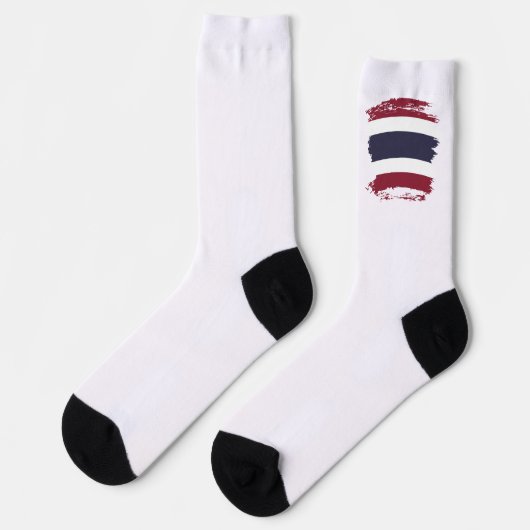 Thailändische Flagge Socken (Linkes Detail)