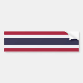 Thailändische Flagge (Thailand) Autoaufkleber