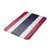 Thailändische Flagge (Thailand) Badematte (Schrägansicht)