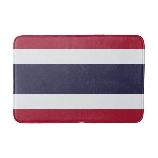 Thailändische Flagge (Thailand) Badematte (Vorderseite)