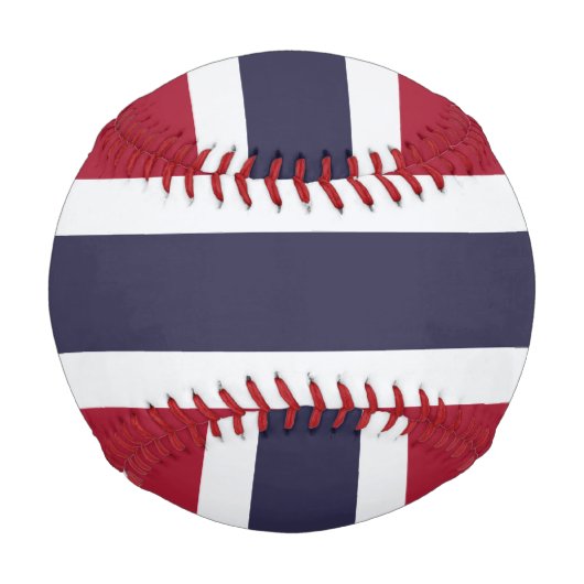 Thailändische Flagge (Thailand) Baseball (Vorderseite)
