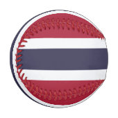 Thailändische Flagge (Thailand) Baseball (Vorderseite Links)