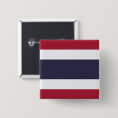 Thailändische Flagge (Thailand) Button (Vorne & Hinten)