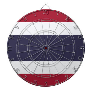Thailändische Flagge (Thailand) Dartscheibe
