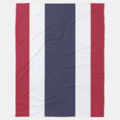Thailändische Flagge (Thailand) Fleecedecke (Vorderseite)