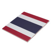 Thailändische Flagge (Thailand) Fliese (Seite)