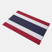 Thailändische Flagge (Thailand) Fußmatte (Schrägansicht)