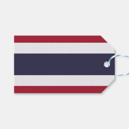 Thailändische Flagge (Thailand) Geschenkanhänger