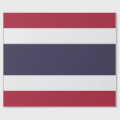 Thailändische Flagge (Thailand) Geschenkpapier (Flach)