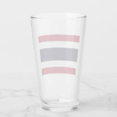 Thailändische Flagge (Thailand) Glas (Rückseite)