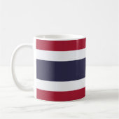 Thailändische Flagge (Thailand) Kaffeetasse (Links)