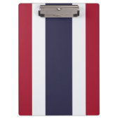 Thailändische Flagge (Thailand) Klemmbrett (Vorderseite)