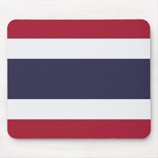 Thailändische Flagge (Thailand) Mousepad (Vorne)