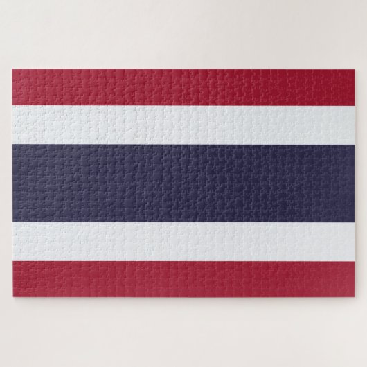 Thailändische Flagge (Thailand) Puzzle (Horizontal)