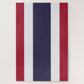 Thailändische Flagge (Thailand) Puzzle (Vertikal)