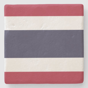 Thailändische Flagge (Thailand) Steinuntersetzer