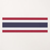 Thailändische Flagge (Thailand) Yogamatte (Vorderseite (Horizontal))