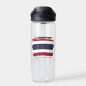 Thailändische Flagge Trinkflasche (Rückseite)