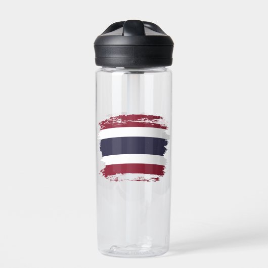 Thailändische Flagge Trinkflasche (Vorderseite)