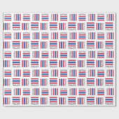 Thailändische Flagge und Thailand Geschenkpapier (Flach)