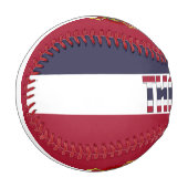 Thailändische Flagge und Wappen Patriotisch Baseball (Vorderseite Links)