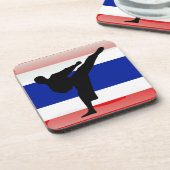 Thailändische Flagge Untersetzer (Linke Seite)