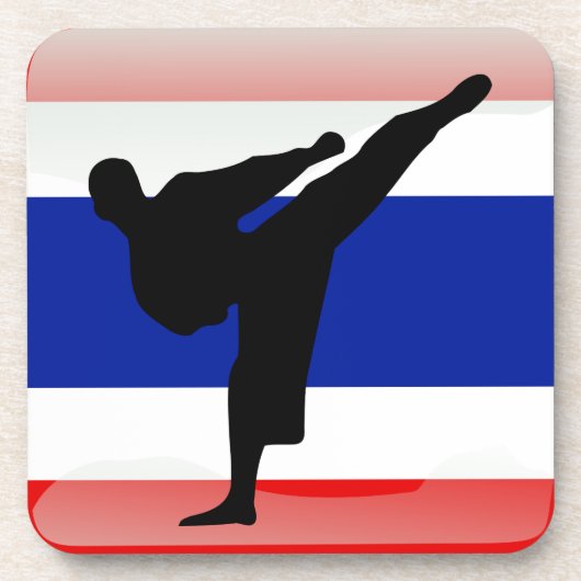 Thailändische Flagge Untersetzer (Vorderseite)