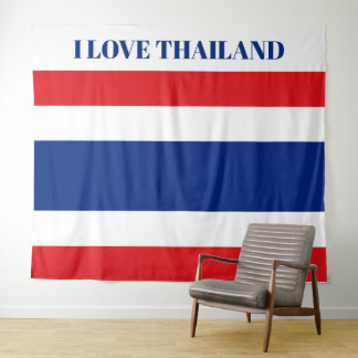 Thailändische Flagge Wandteppich