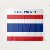 Thailändische Flagge Wandteppich (Vorderseite (Horizontal))