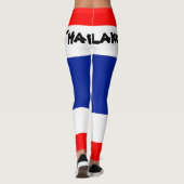 Thailändische Flaggenstaaten Leggings (Rückseite)