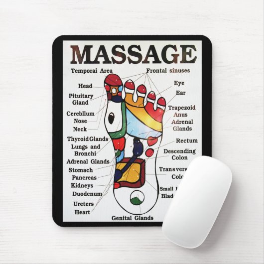 Thailändische Fuß-Massage ~ Mousepad (Mit Mouse)