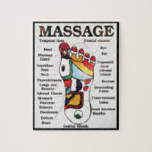 Thailändische Fuß-Massage ~ Puzzle (Vertikal)