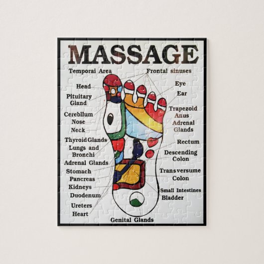 Thailändische Fuß-Massage ~ Puzzle (Vertikal)