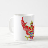 THAILÄNDISCHE GARUDA - KROOTH - SANSKRIT KAFFEETASSE (Vorderseite Links)