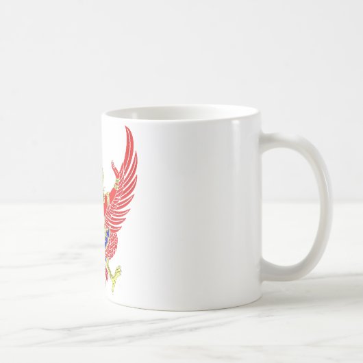 THAILÄNDISCHE GARUDA - KROOTH - SANSKRIT KAFFEETASSE (Rechts)