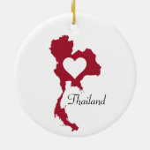 Thailändische Karte Keramik Ornament (Hinten)