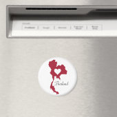 Thailändische Karte Magnet (In Situ (Geschirrspüler))