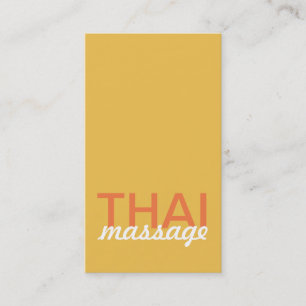 thailändische MassageLochkarte Treuekarte