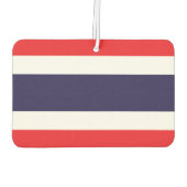 Thailändische Nationalflagge Autolufterfrischer (Rückseite)