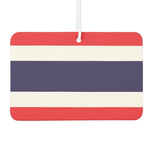 Thailändische Nationalflagge Autolufterfrischer (Vorderseite)